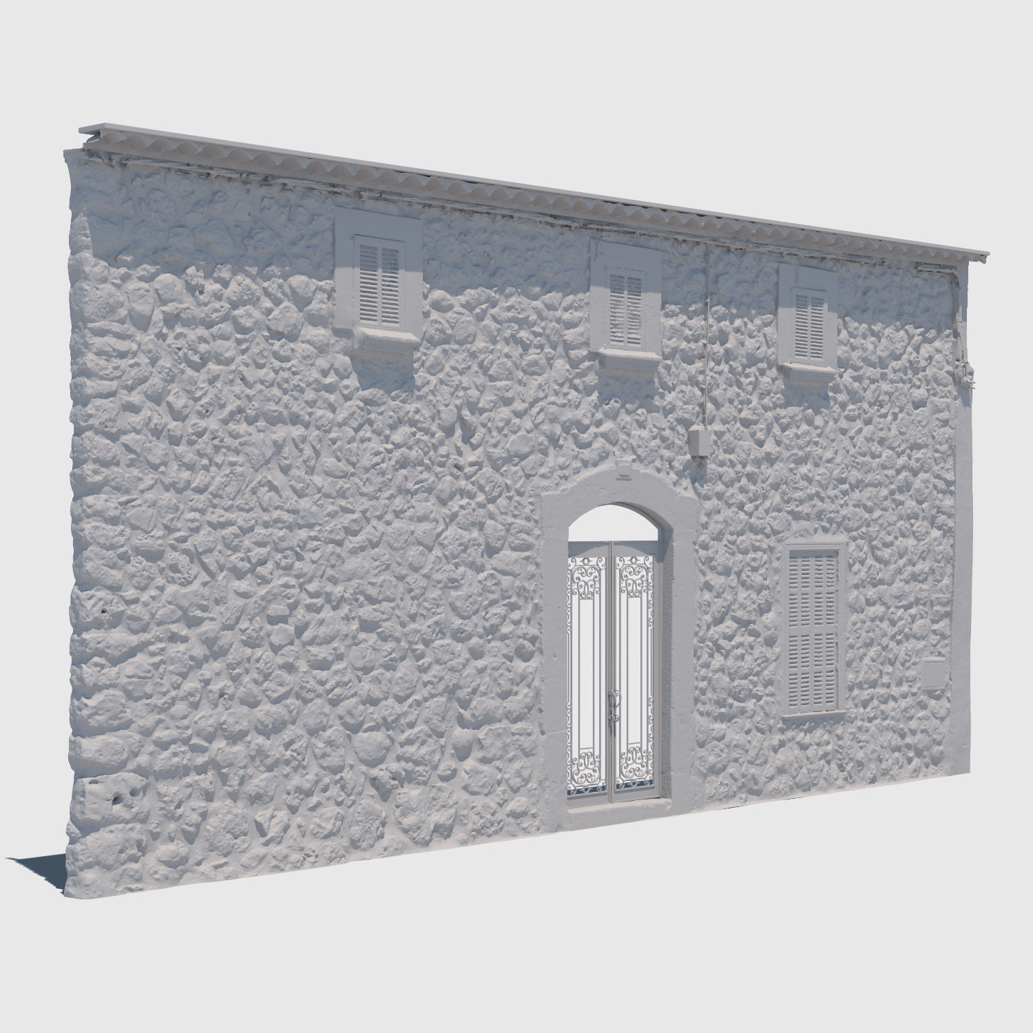Rock House 3D model_1