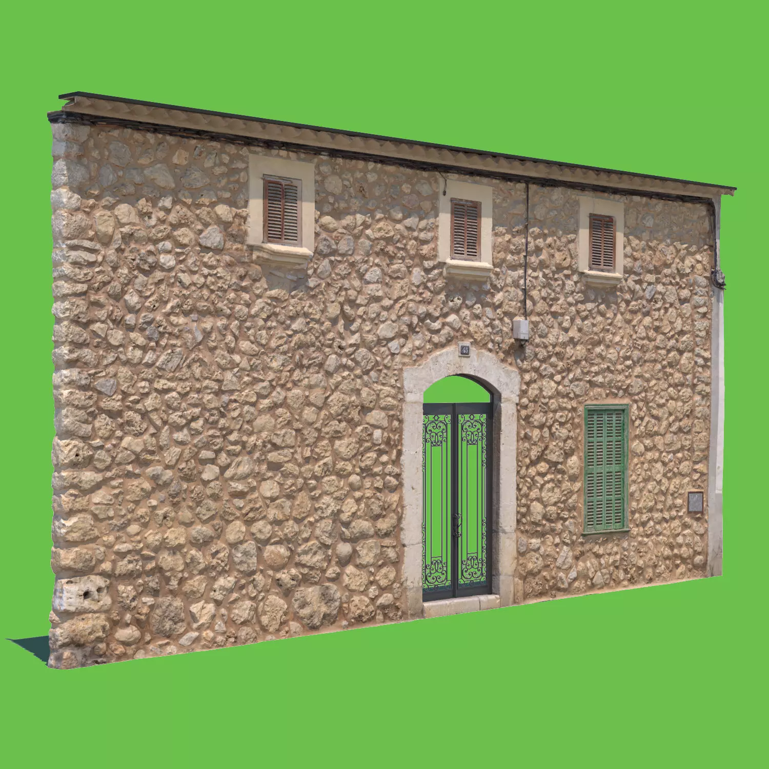 Rock House 3D model_0
