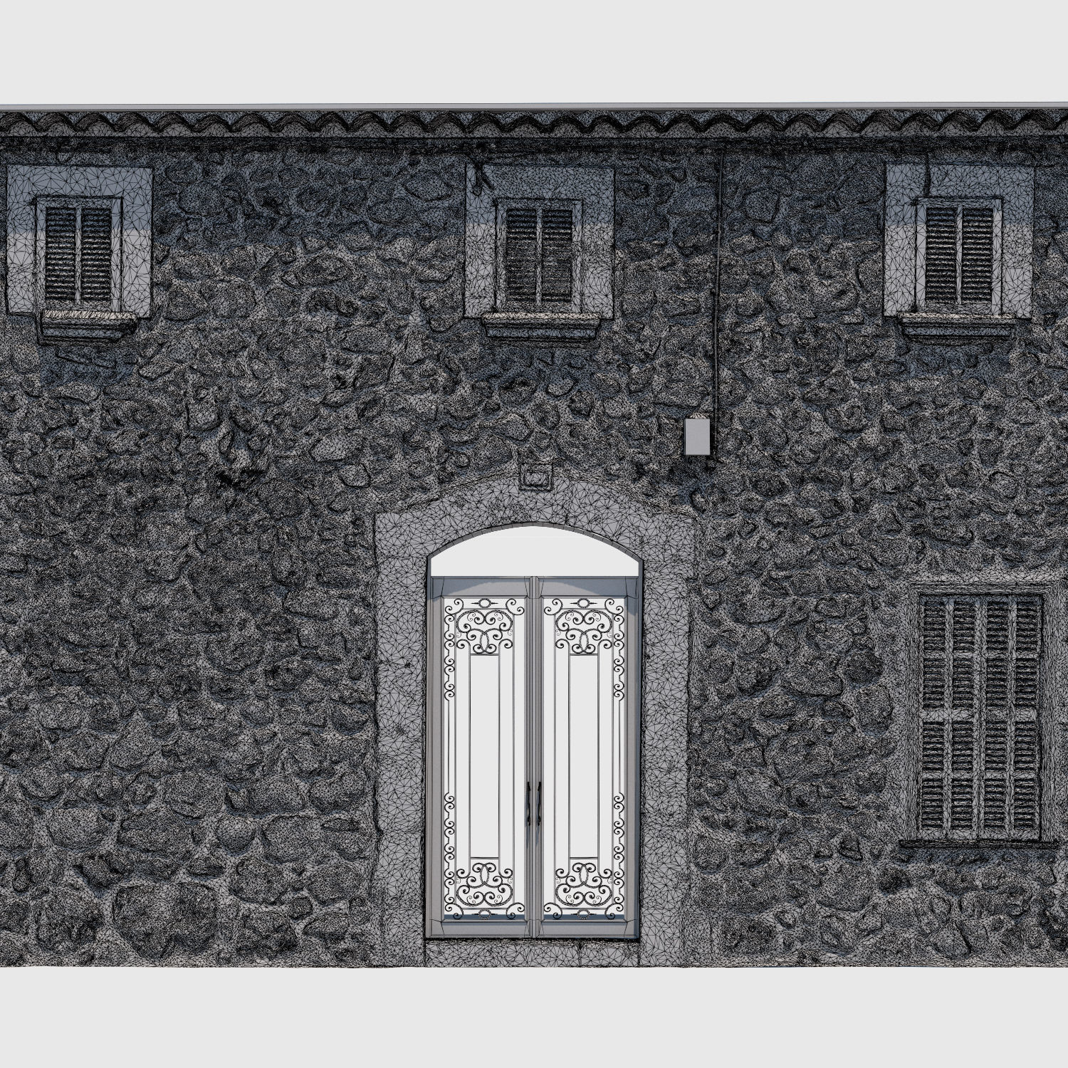 Rock House 3D model_5