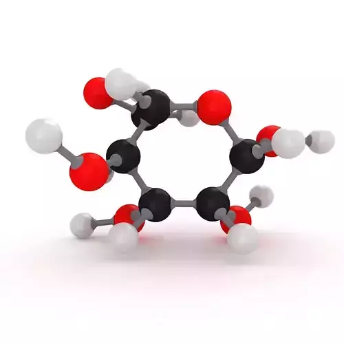 Glucose Molecular  3D model