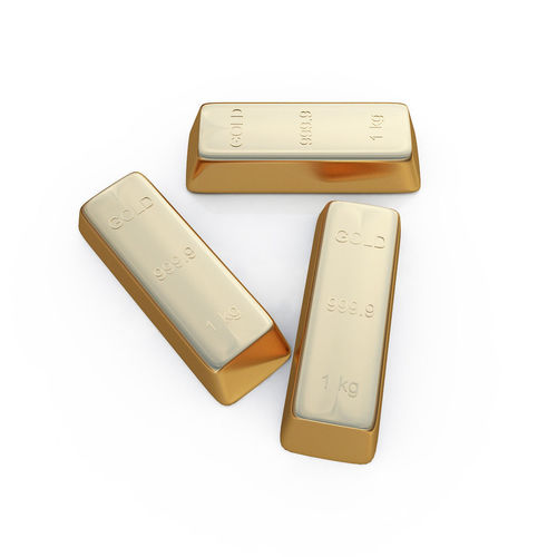 gold bar 3D model