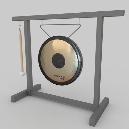 3d gong stand 3D model
