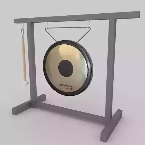 3d gong stand 3D model