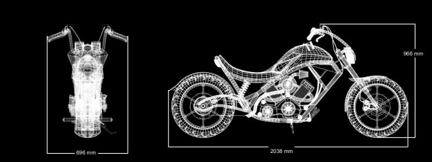 Concept Bike S1 Chopper 3D model_12