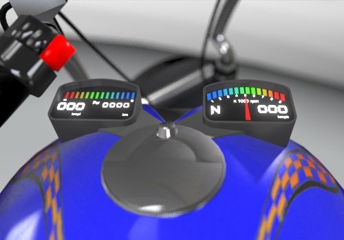 Concept Bike S1 Chopper 3D model_19