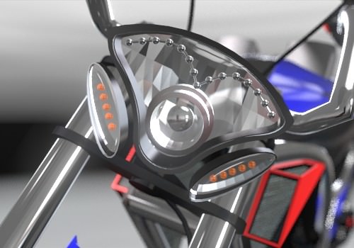 Concept Bike S1 Chopper 3D model_17