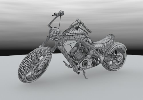 Concept Bike S1 Chopper 3D model_20