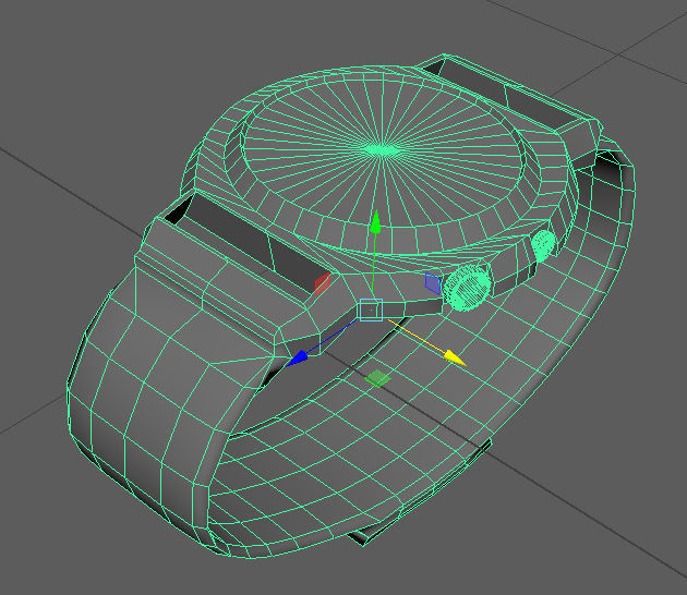 Small Watch Free low-poly 3D model_2