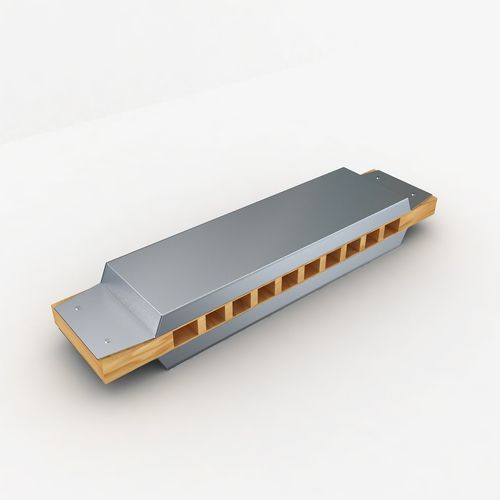 Harmonica 3D model