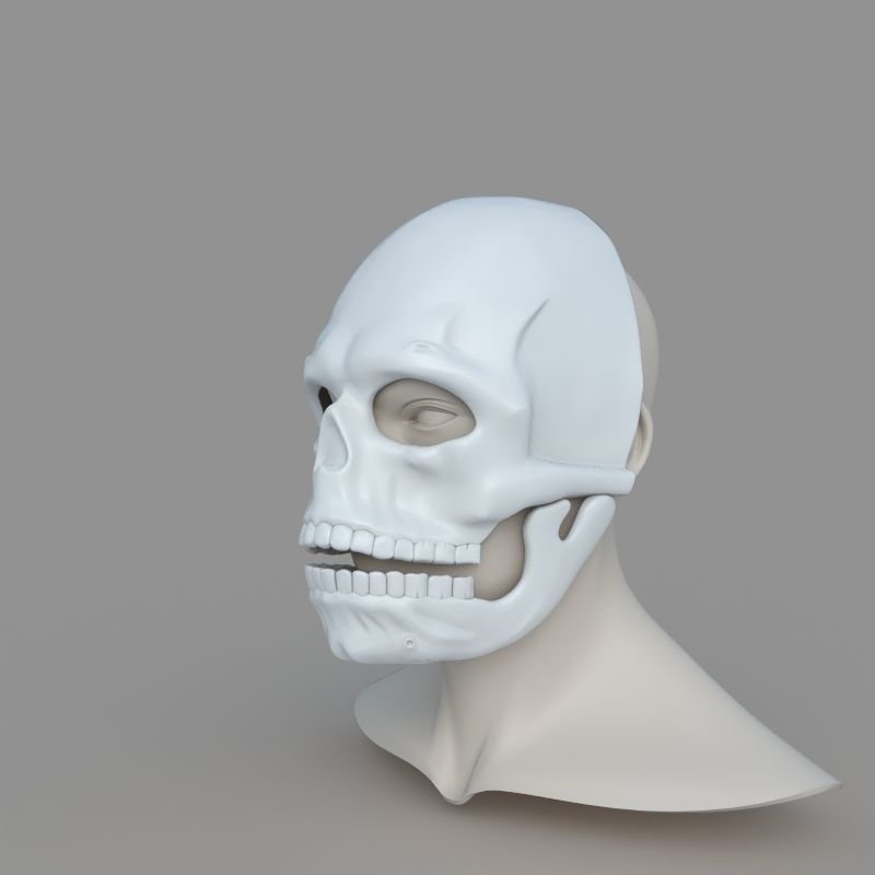 James Bond Spectre Mask Skull Skeleton Scary Halloween Carnival