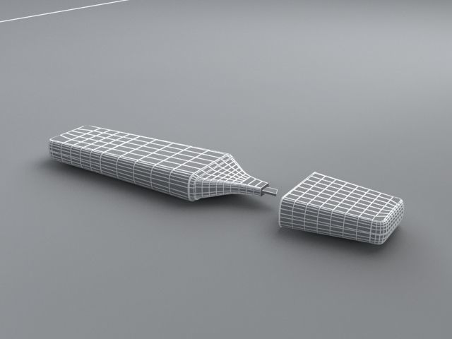 Highlighter Pen 3D model_3