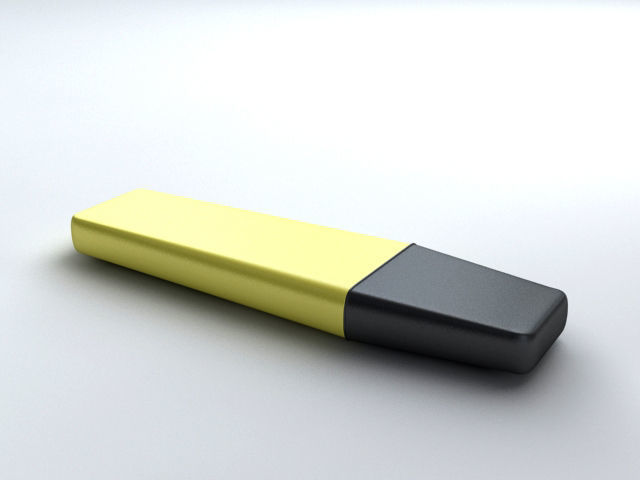 Highlighter Pen 3D model_5