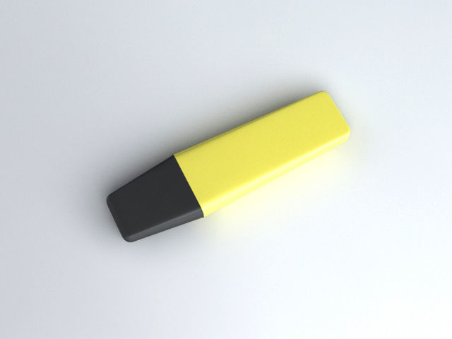 Highlighter Pen 3D model_6