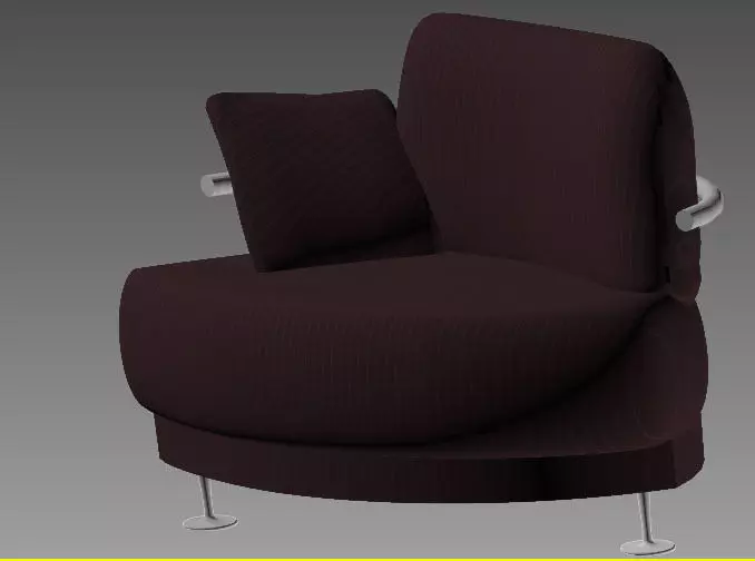Sofas models texture 3D model_0