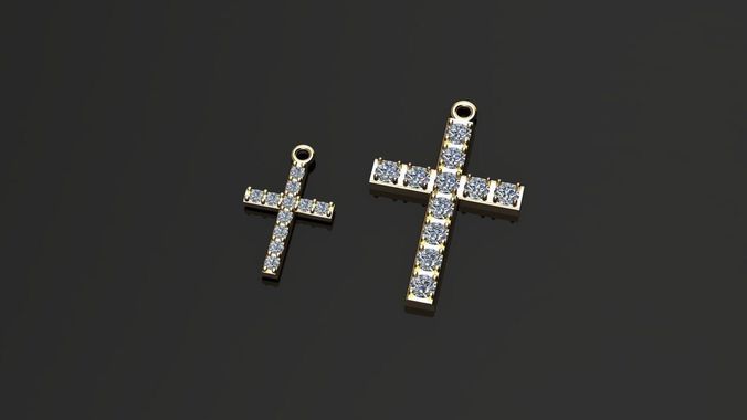 Cross Diamond  3D print model