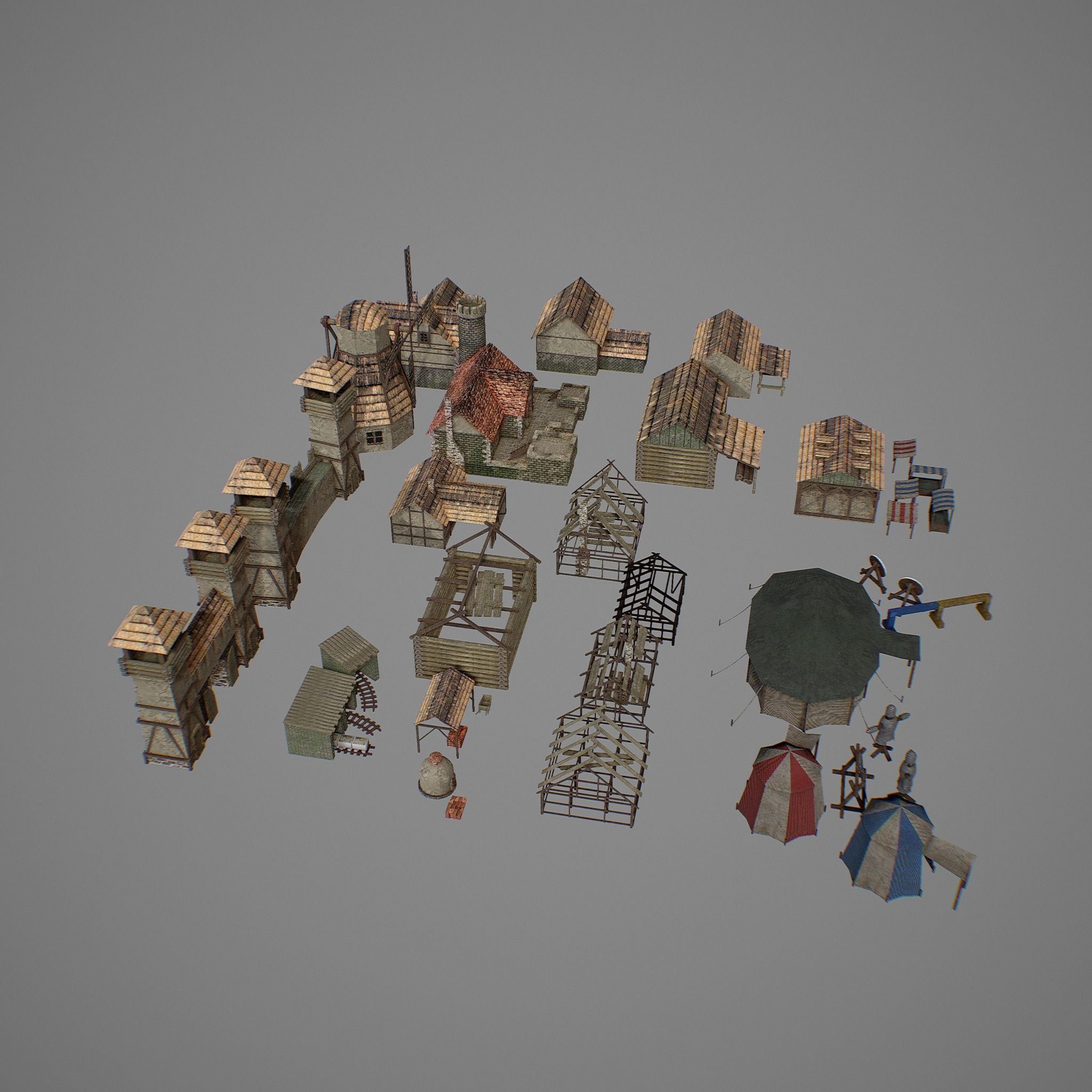 Vollage L2 Low-poly 3D model_6