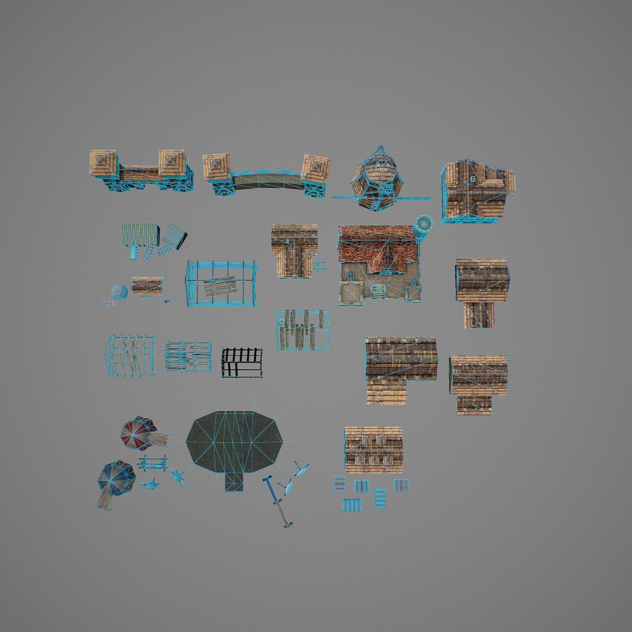 Vollage L2 Low-poly 3D model_9