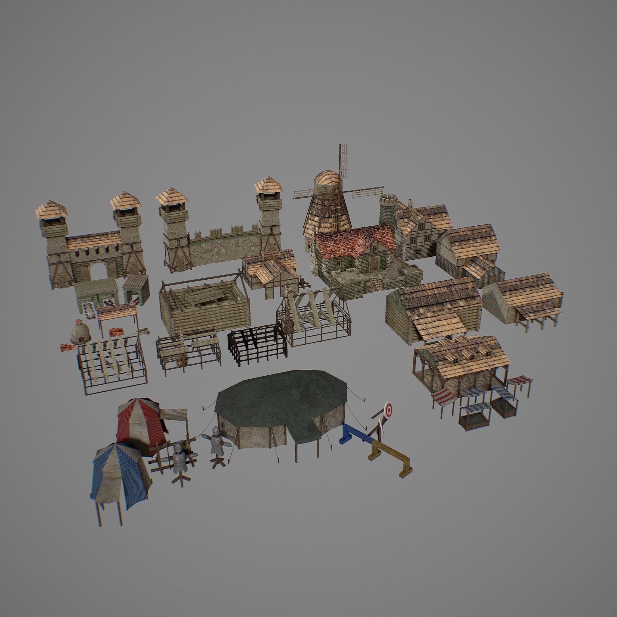 Vollage L2 Low-poly 3D model_4