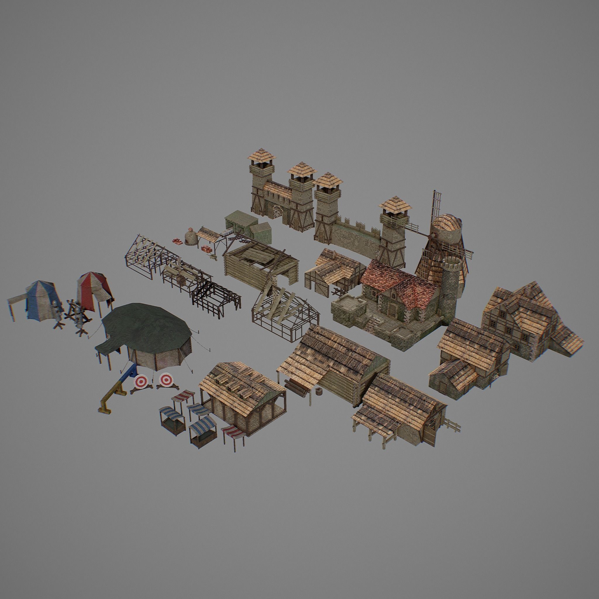 Vollage L2 Low-poly 3D model_5