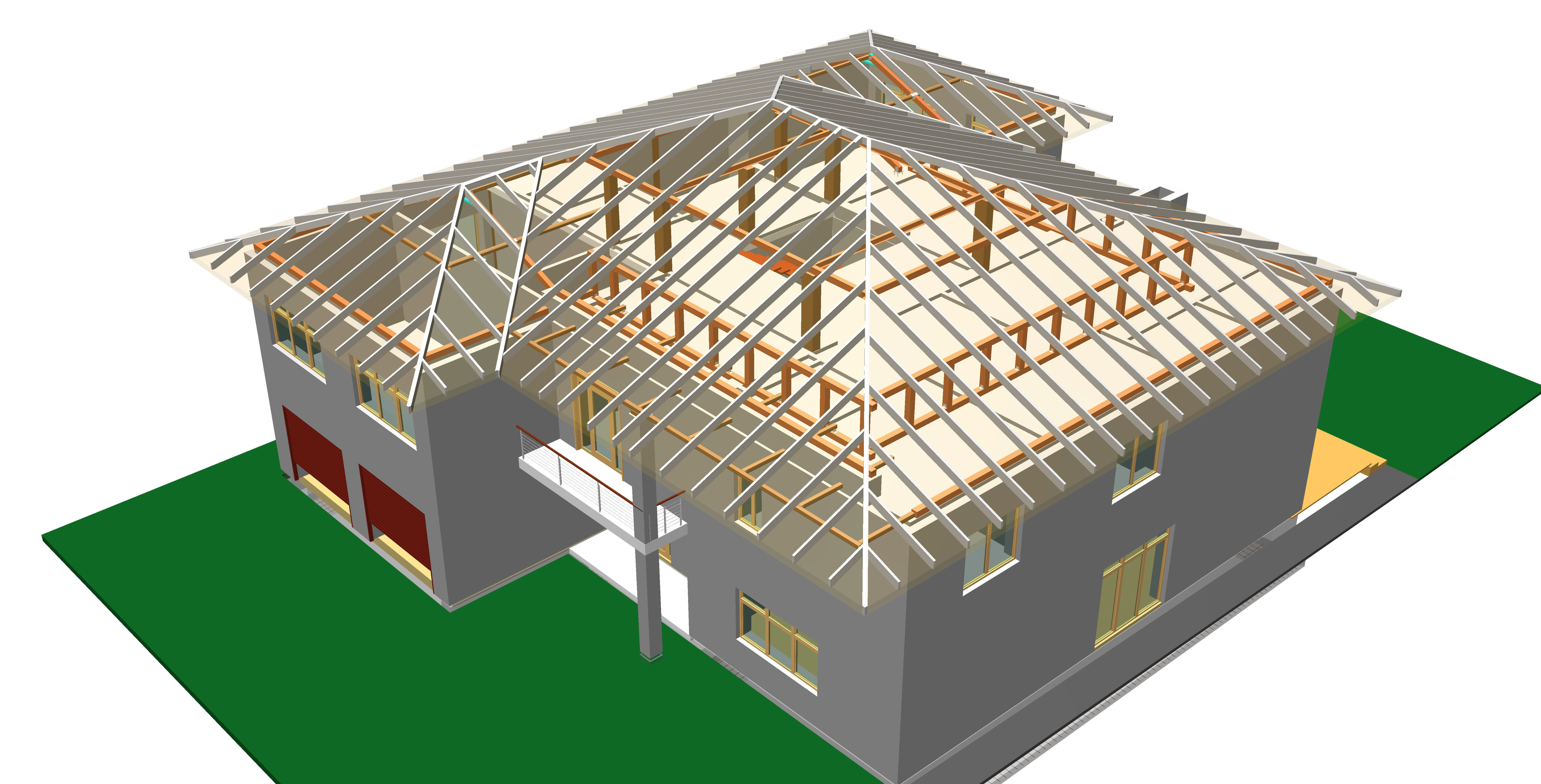 House 650m2 3D model_3