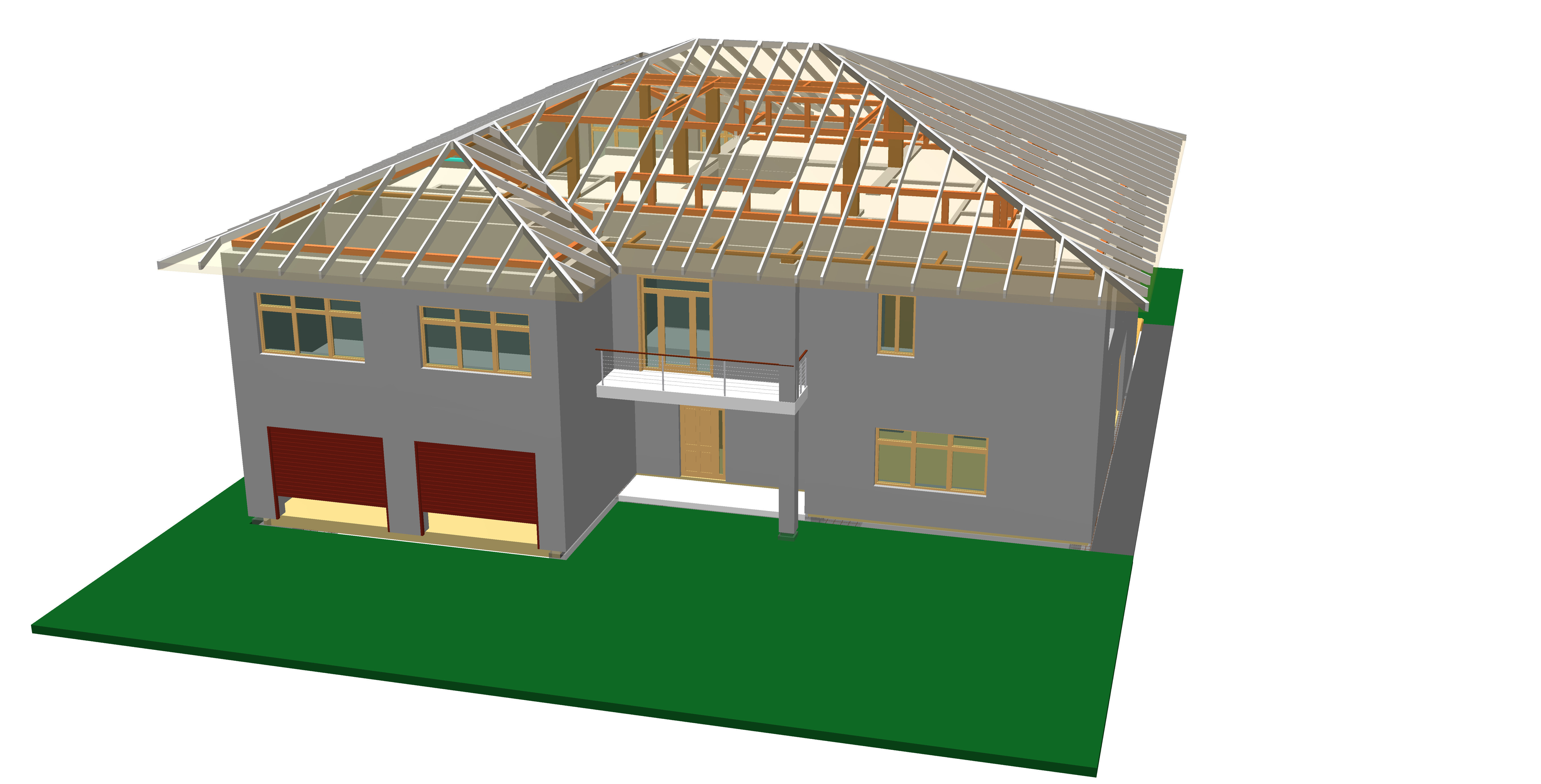 House 650m2 3D model_2