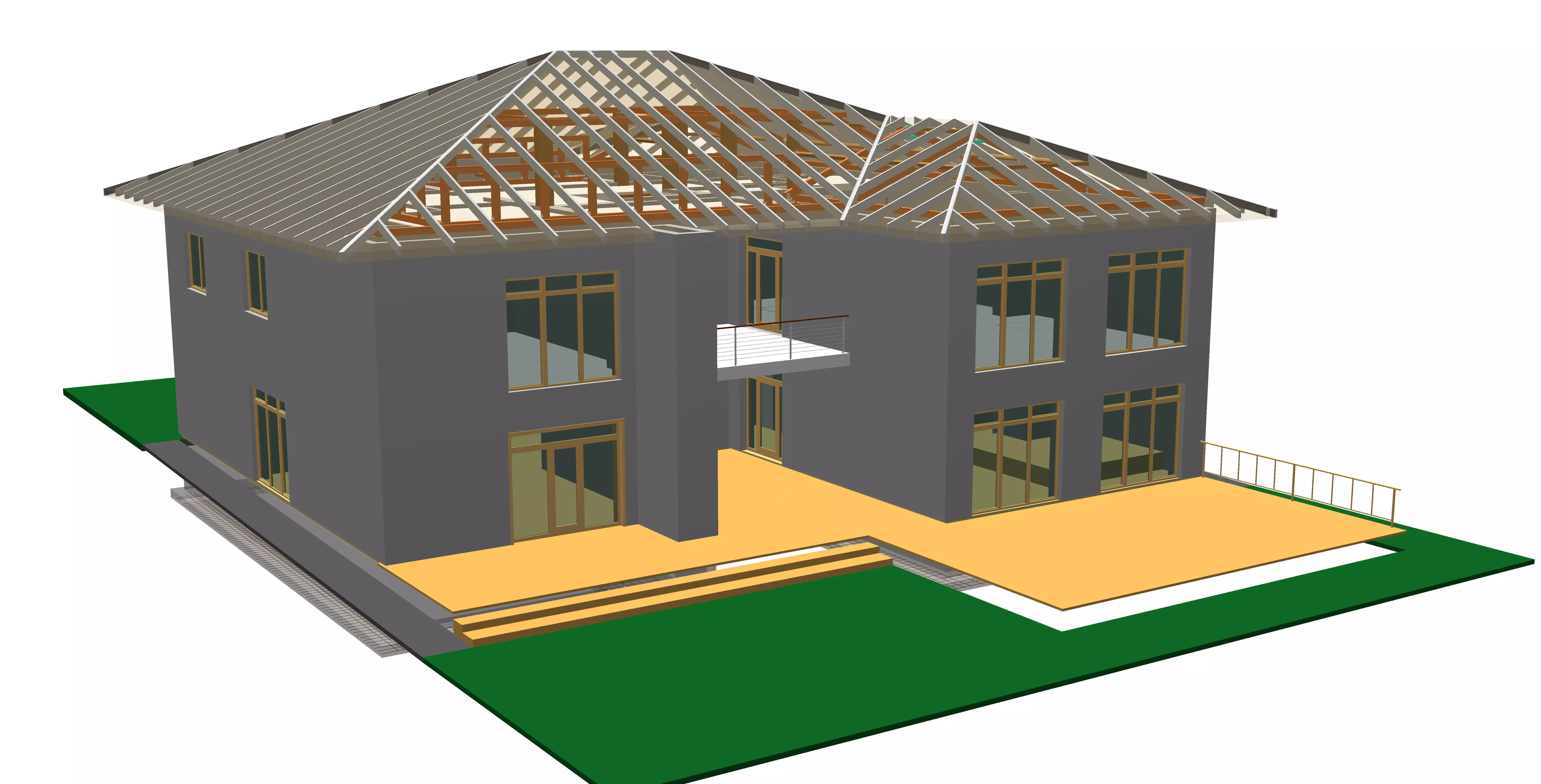 House 650m2 3D model_0