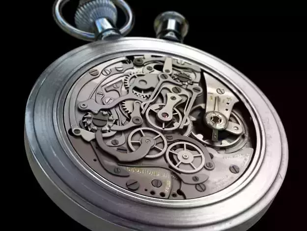 Watch mechanism 3D model