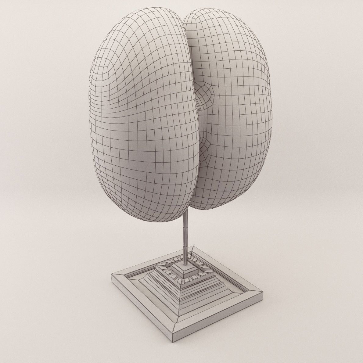 Sculpture Coco de Mare - Around 1900 3D model_2