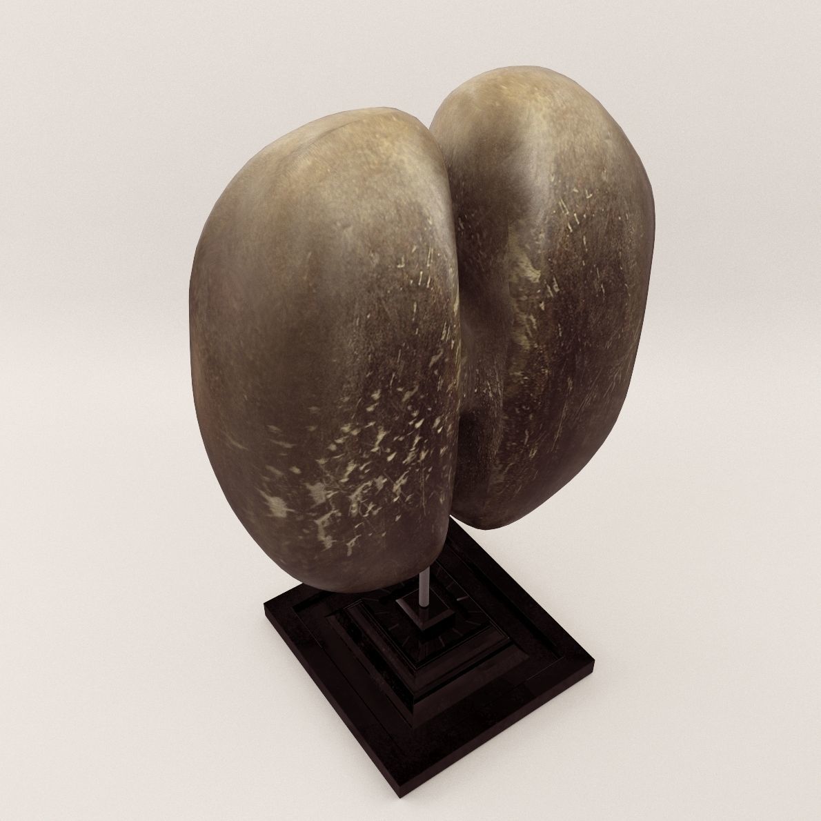 Sculpture Coco de Mare - Around 1900 3D model_1
