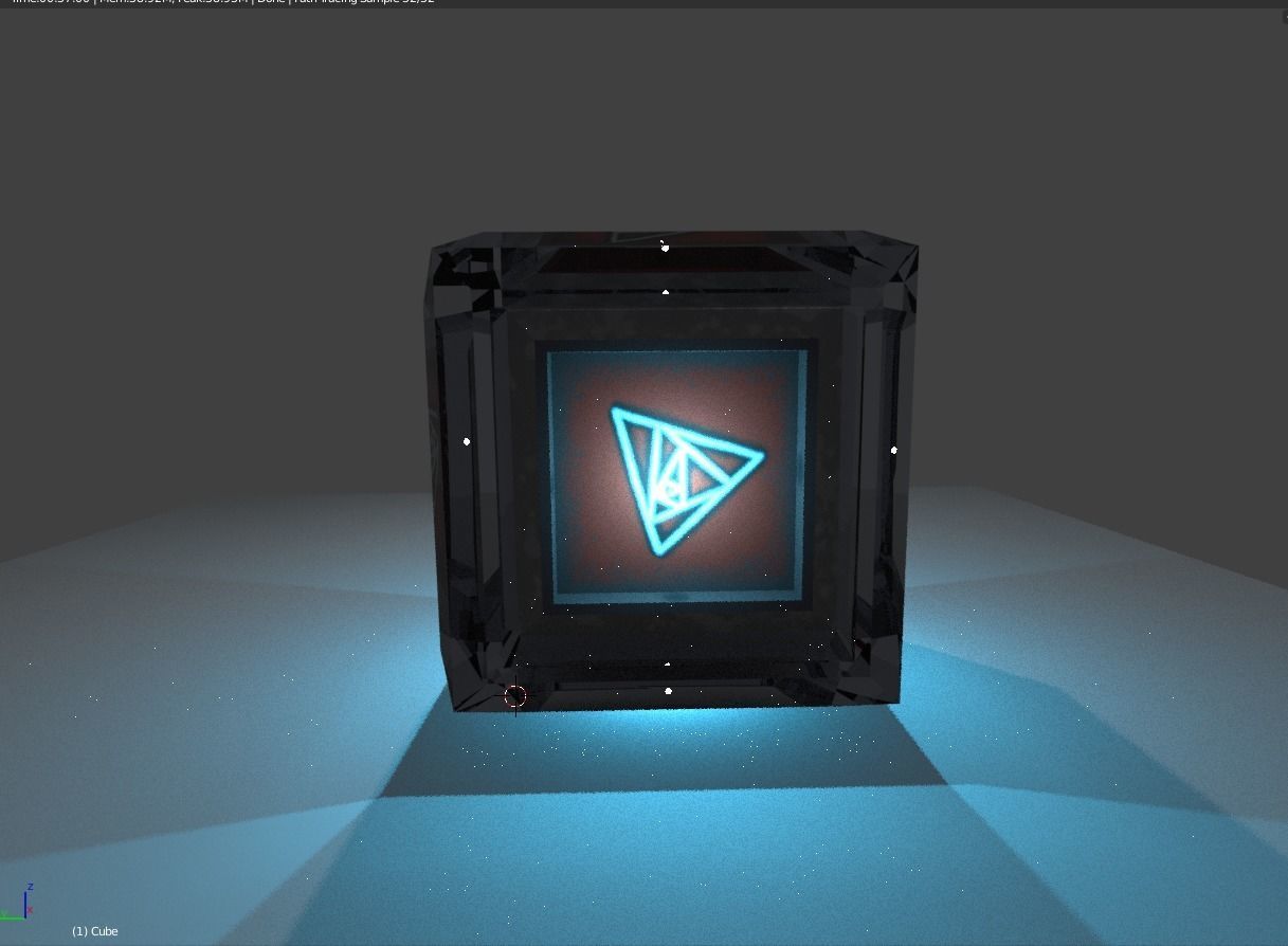 Box Model texture test Free low-poly 3D model_3