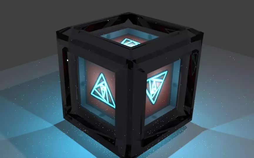 Box Model texture test Free low-poly 3D model_0