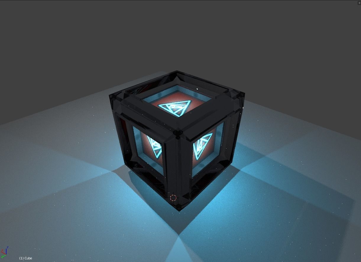 Box Model texture test Free low-poly 3D model_2