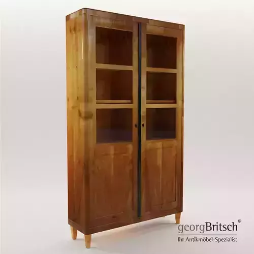 Biedermeier bookcase - Munich 1830 - Georg Britsch 3D model