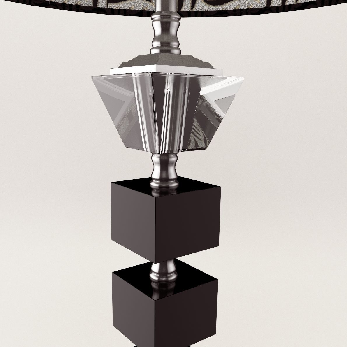 Table lamp - 20th century 3D model_1