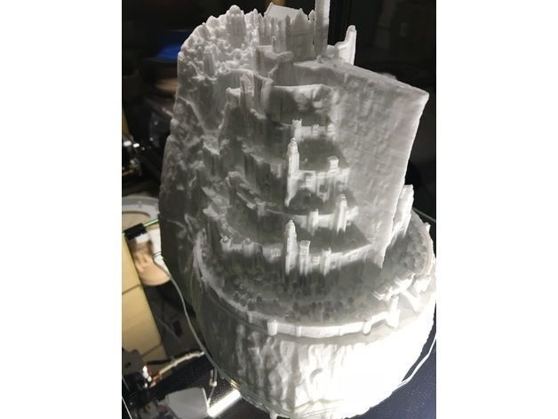 Minas Tirith Free 3D print model_3
