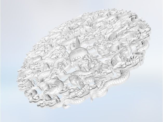 Emperor Dragons 3D print model_3