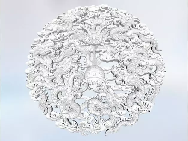 Emperor Dragons 3D print model_0