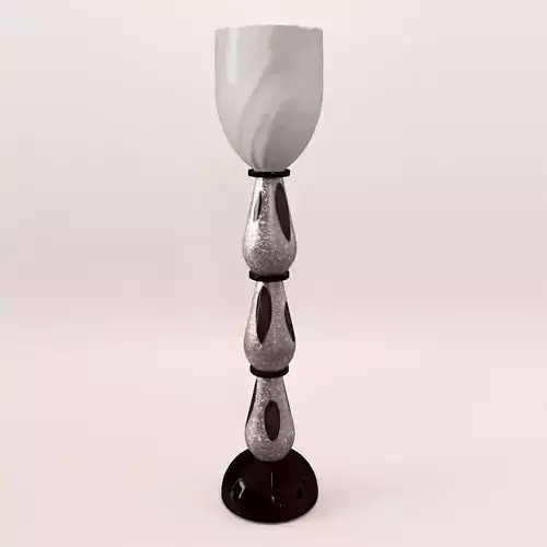 Murano stand lamp - 70th years 3D model