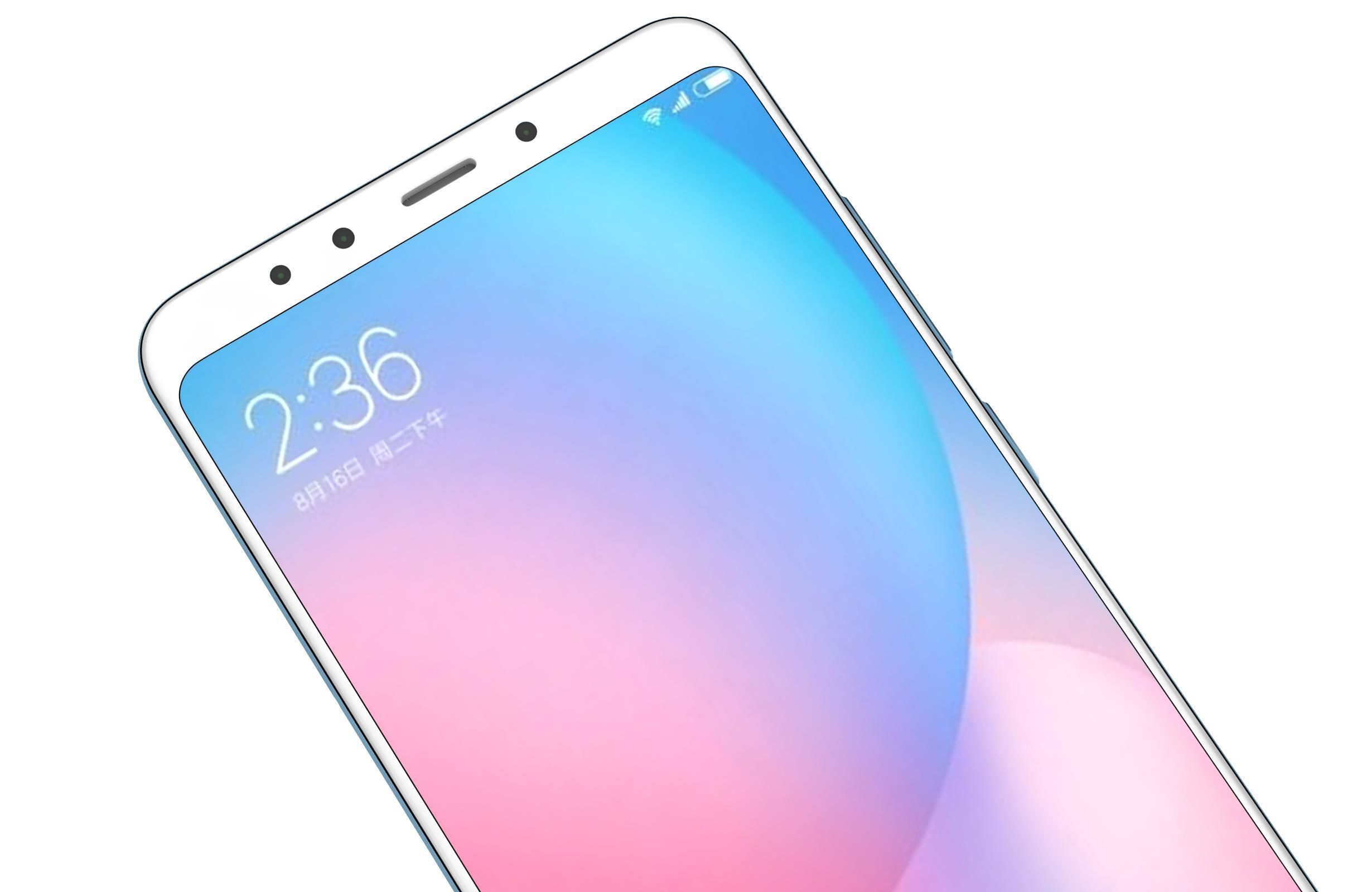 Xiaomi Redmi 5 Light Blue 3D model_6