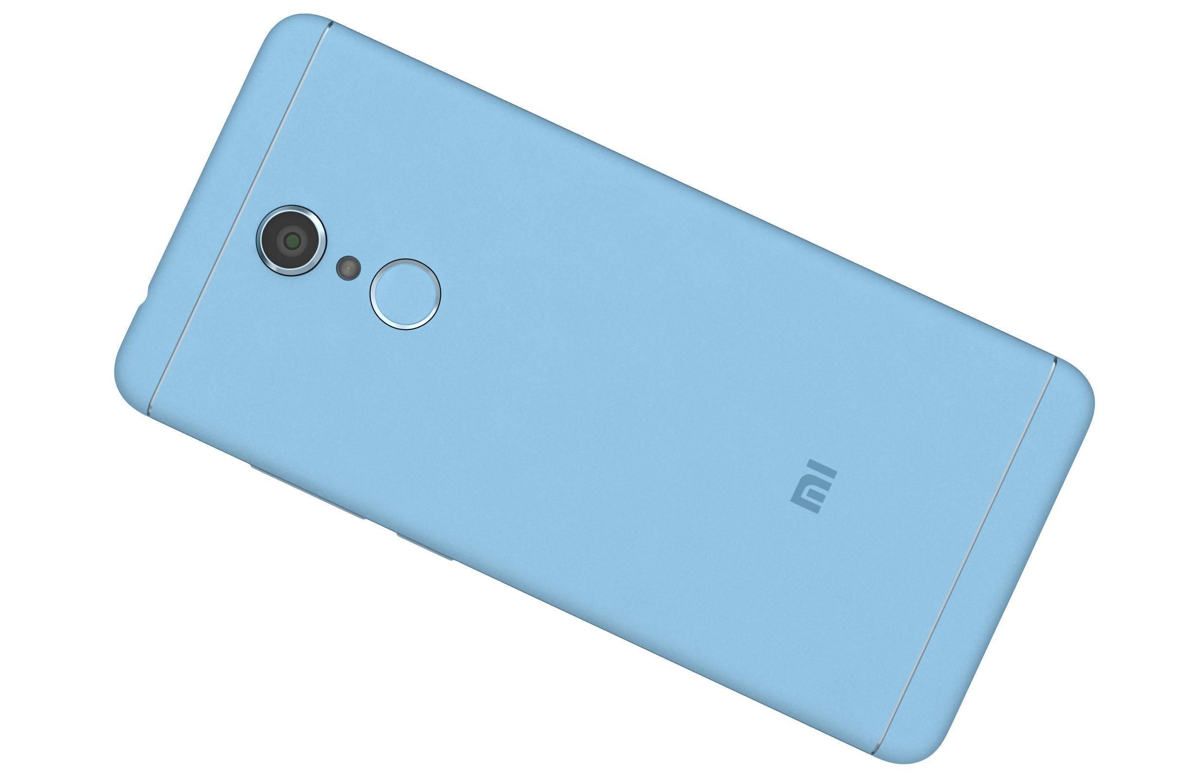 Xiaomi Redmi 5 Light Blue 3D model_4