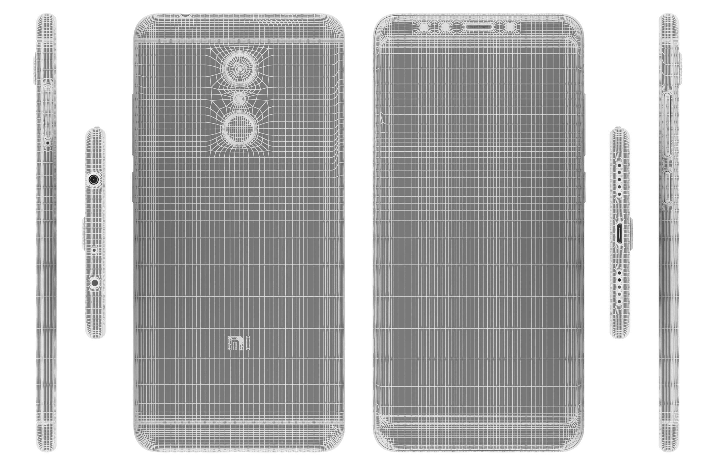 Xiaomi Redmi 5 Light Blue 3D model_10