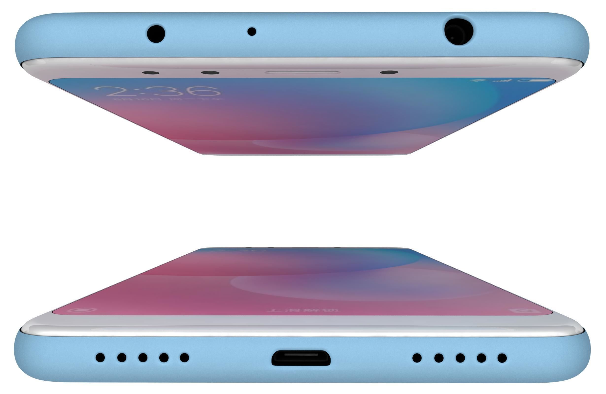 Xiaomi Redmi 5 Light Blue 3D model_1