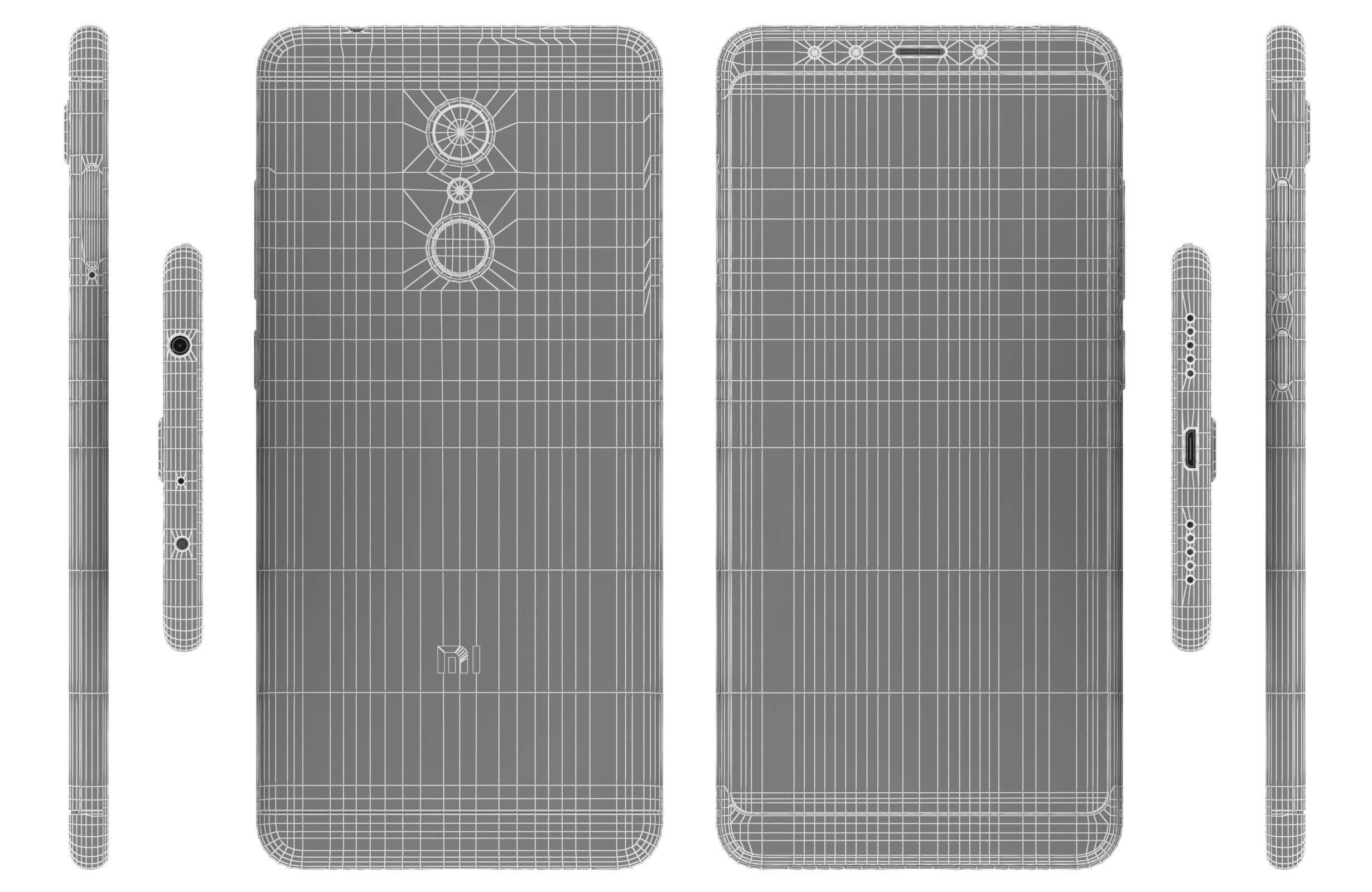 Xiaomi Redmi 5 Light Blue 3D model_9