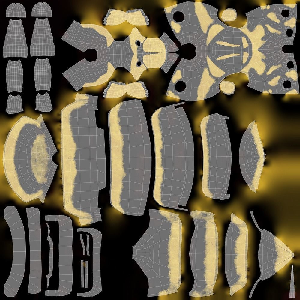 Yellow Jacket Wasp - Vespula Squamosa 3D model_9