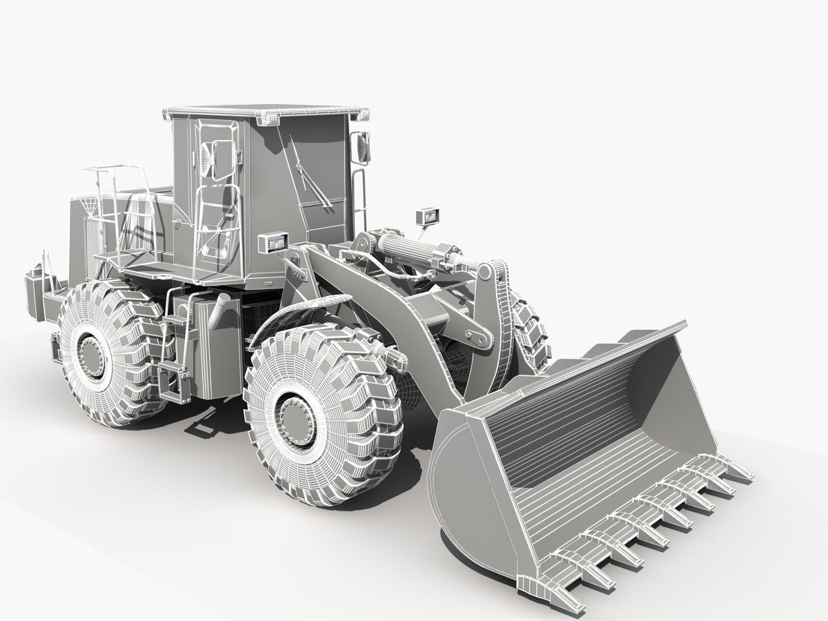 Collection Heavy Vehicle Industrial 02 3D model_66