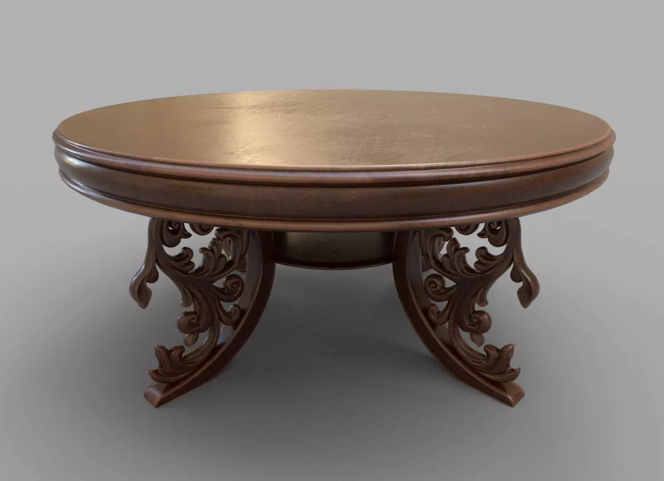 Antique Semarang Table 3D model