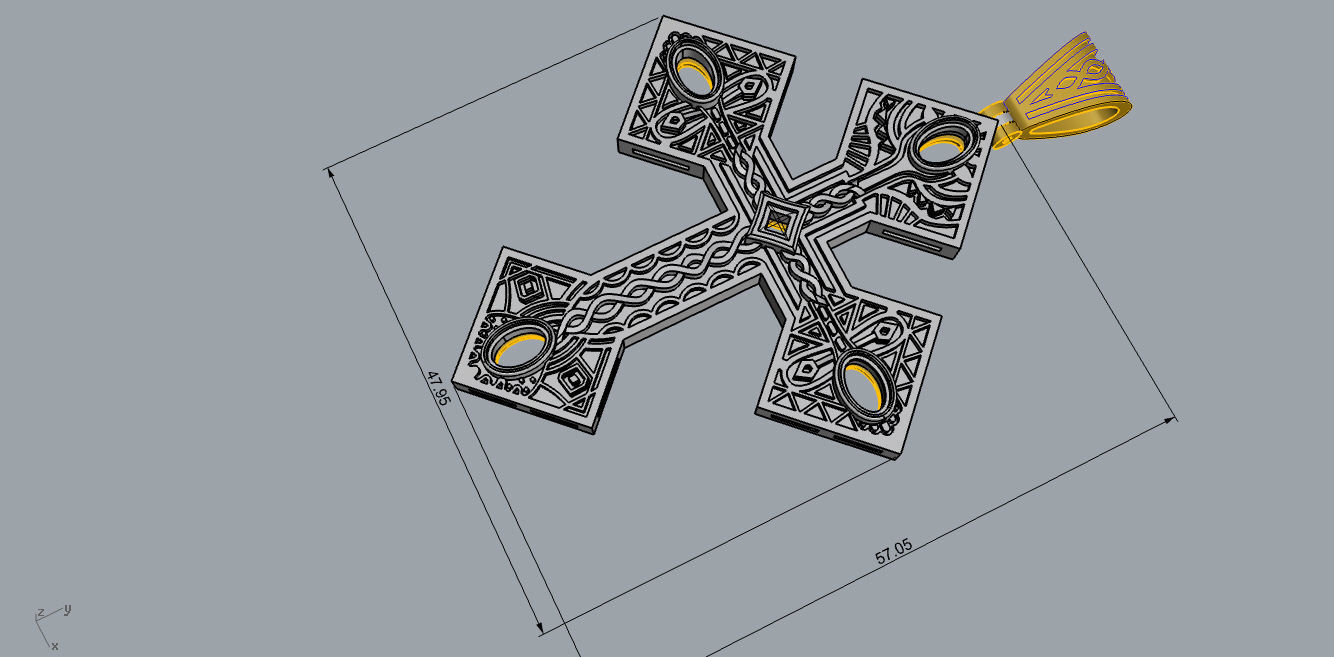 Original Cross 3D print model_1
