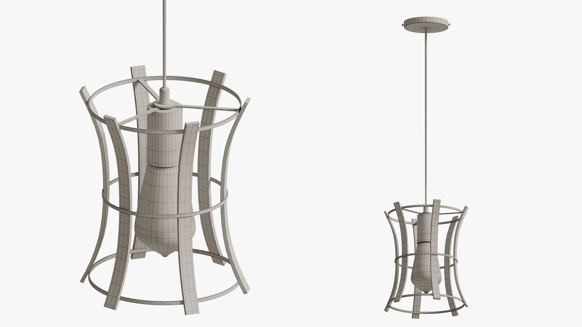 LOFT MEDIEVAL TORCH PENDANT 3D model_8