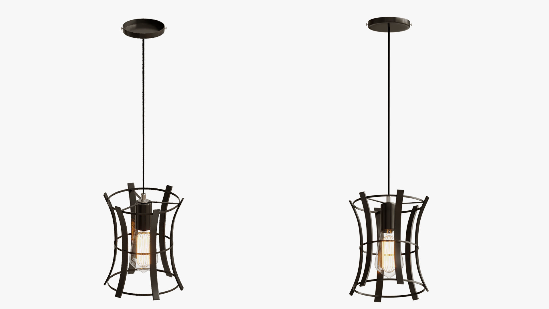 LOFT MEDIEVAL TORCH PENDANT 3D model_3