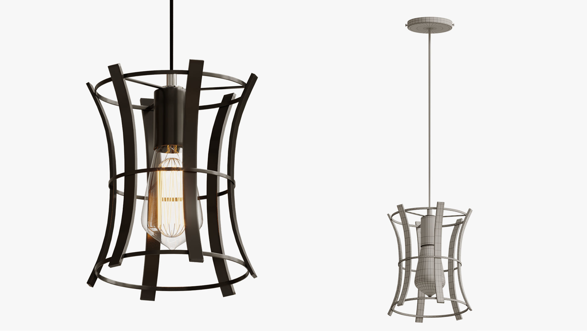 LOFT MEDIEVAL TORCH PENDANT 3D model_6